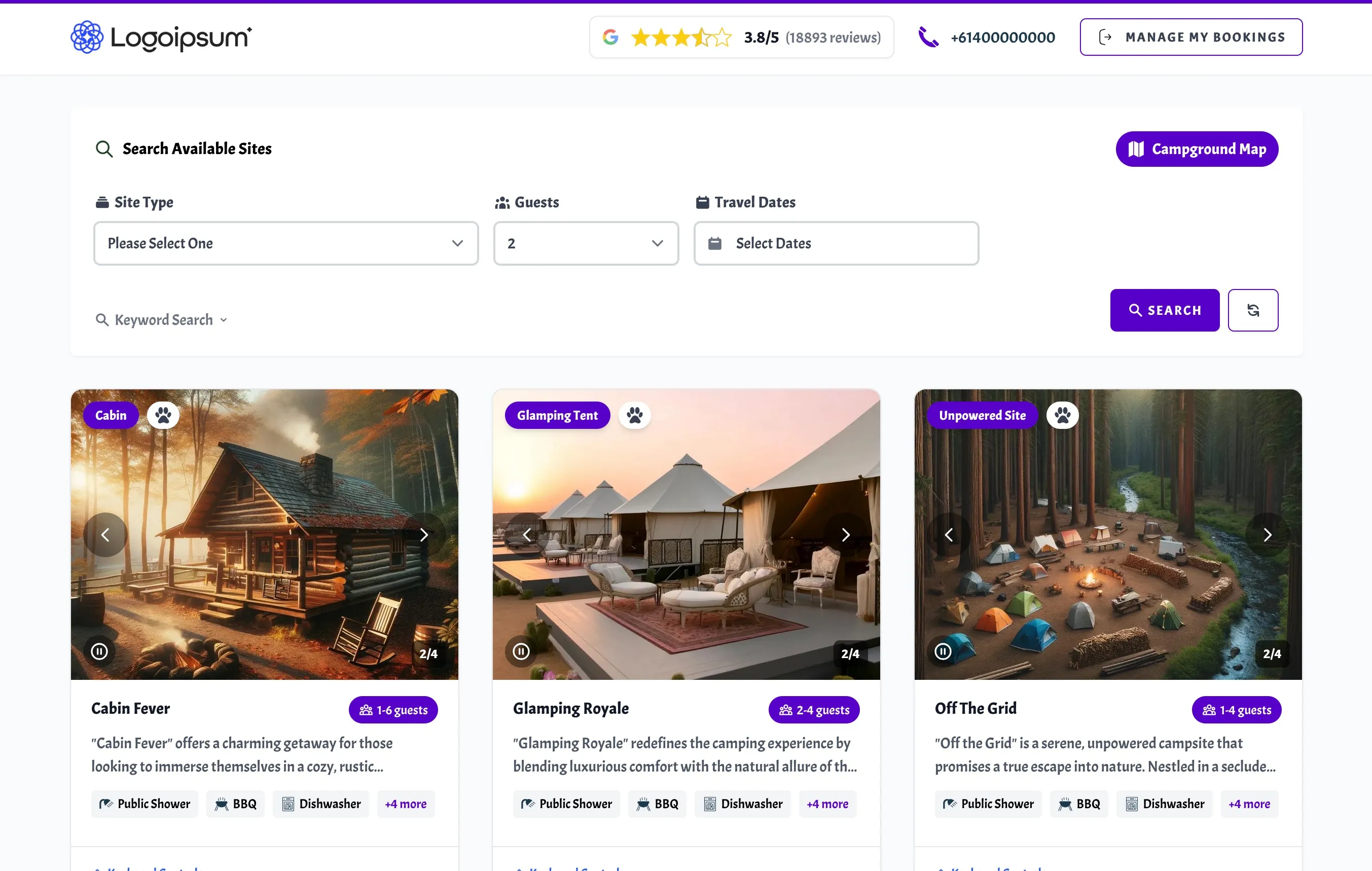 Camper BMS Branding Demo